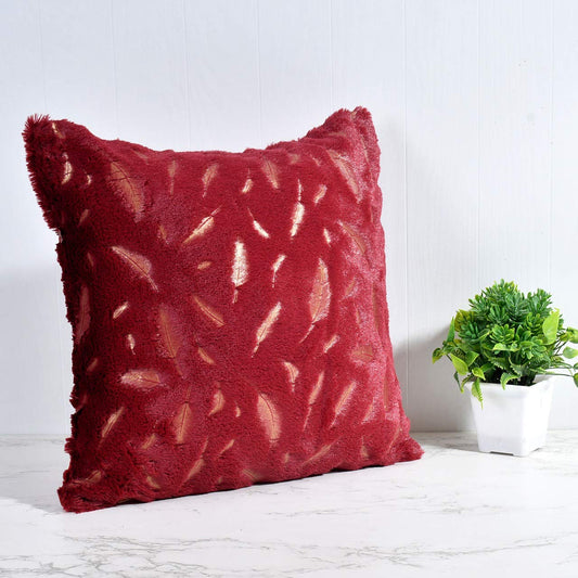 Amoha Decor Luxury Red Velvet Cushion Covers Set of 5 - Amoha Decor
