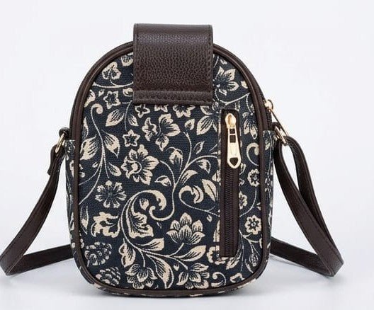Compact Mobile Sling Bag for Women | Small Crossbody Phone Bag with Double Compartments - Amoha Decor