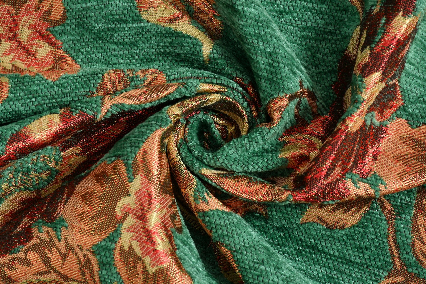 Premium Chenille Queen Size Bedsheet – Soft & Plush – Green - Homeluv