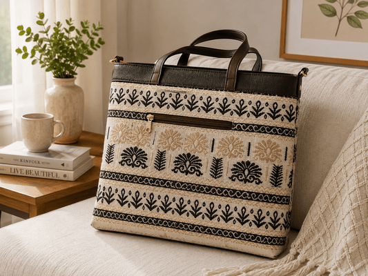 Stylish Handbag with Front Zip Pocket & Spacious Design - Amoha Decor