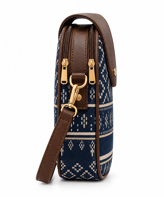 Women’s Mobile Sling Bag | Compact Crossbody Phone Bag with Double Compartments & Adjustable Sling Belt - Amoha Decor