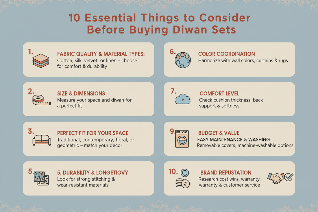 studio flashes - things to consider before buying... 10 Things to Consider Before Buying Diwan Sets – 2025 Expert Guide