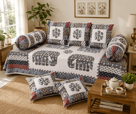 Rajasthani Diwan Sets — Traditional Cotton Designs for Indian Homes - Amoha Decor