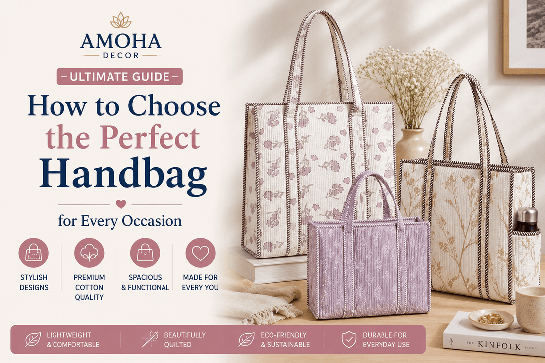 The Ultimate Guide to Choosing the Perfect Handbag for Every Occasion - Amoha Decor