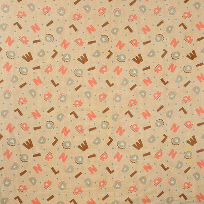 Amoha Decor Kids Alphabet Learning Cotton Bedsheet Set with 2 Pillow Covers - Amoha Decor