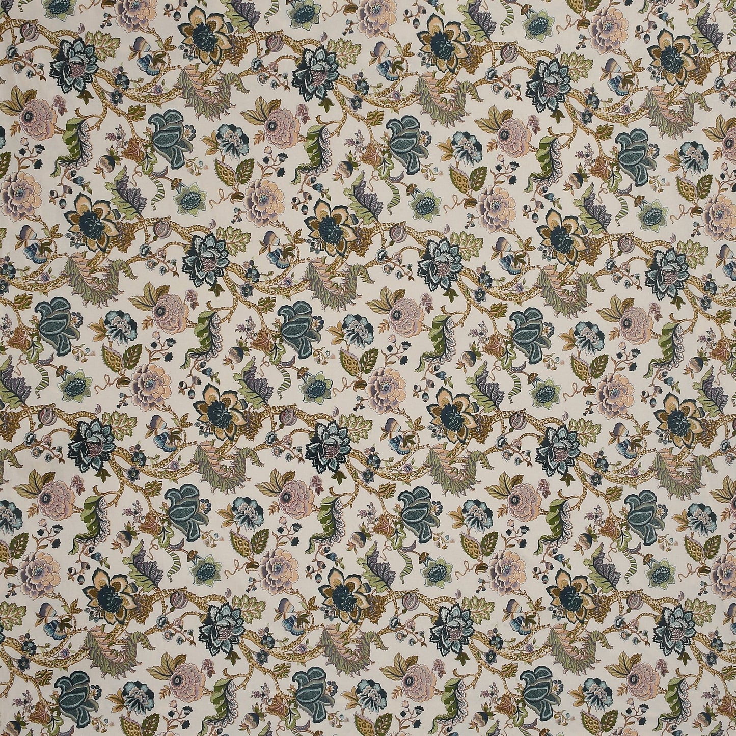 Amoha Decor Queen Size Cotton Fitted Bedsheet – Floral Print | 90×100 Inches | 8 Inch Mattress - Amoha Decor
