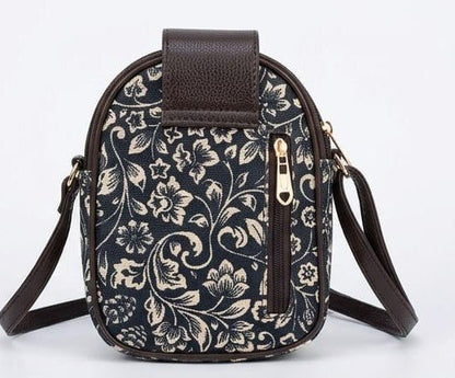 Compact Mobile Sling Bag for Women | Small Crossbody Phone Bag with Double Compartments - Amoha Decor