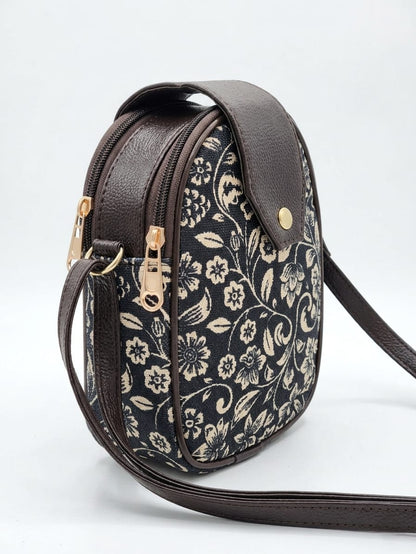 Compact Mobile Sling Bag for Women | Small Crossbody Phone Bag with Double Compartments - Amoha Decor