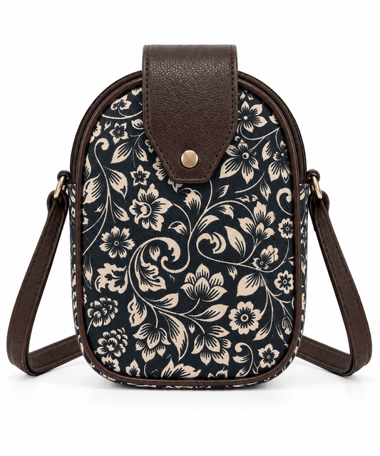 Compact Mobile Sling Bag for Women | Small Crossbody Phone Bag with Double Compartments - Amoha Decor