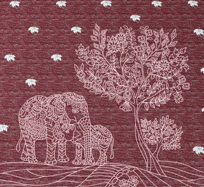 Jaipuri Design Pure Cotton King Size Bedsheet with 2 Pillow Covers (100×100 Inch) - Homeluv