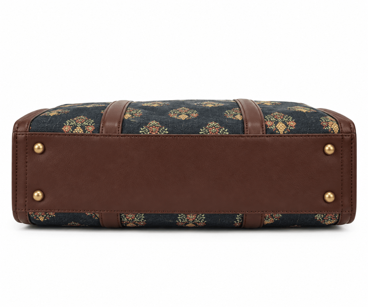 Laptop Bag for Women | Padded Laptop Compartment, Spacious Tote Bag with Phone Pouch & Back Zip - Amoha Decor