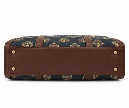 Laptop Bag for Women | Padded Laptop Compartment, Spacious Tote Bag with Phone Pouch & Back Zip - Amoha Decor