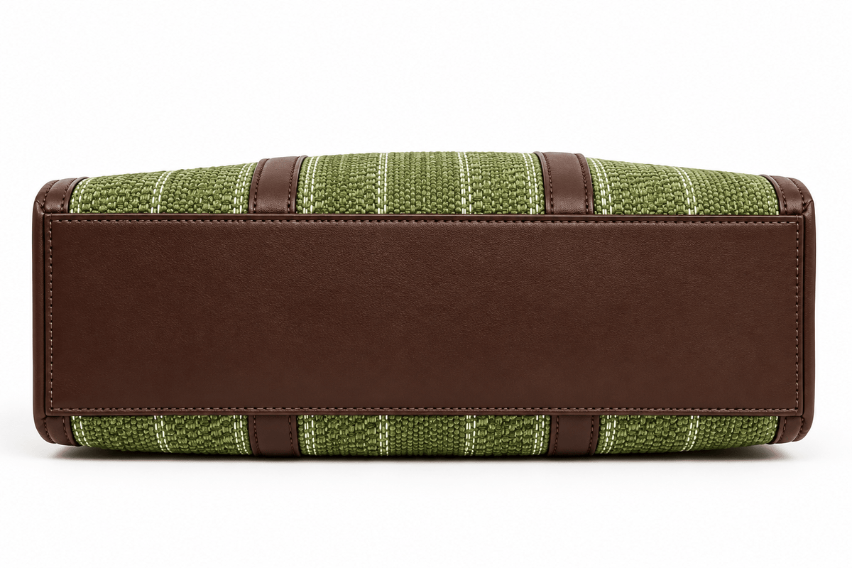 Laptop Handbag with Padded Laptop Compartment, External Phone Pouch & Back Zip - Amoha Decor