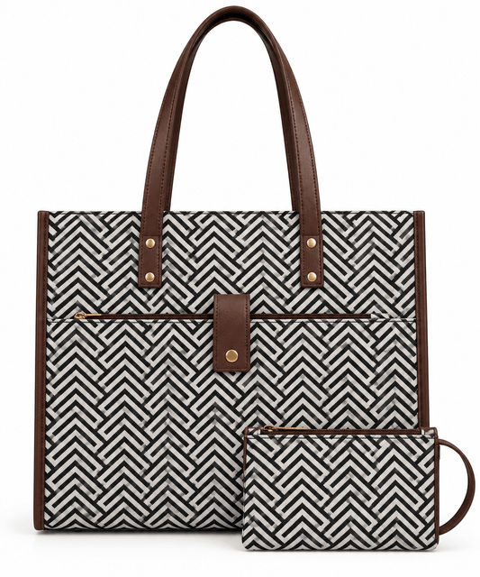 Laptop Tote with Separate Laptop Compartment & Multiple Pockets - Amoha Decor