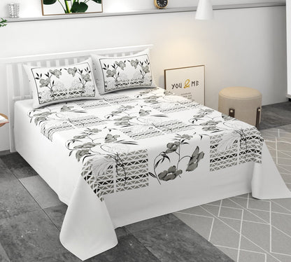 Luxury Cotton Queen Bedsheet – Soft, Durable & Breathable Bedding for Comfortable Sleep - Homeluv