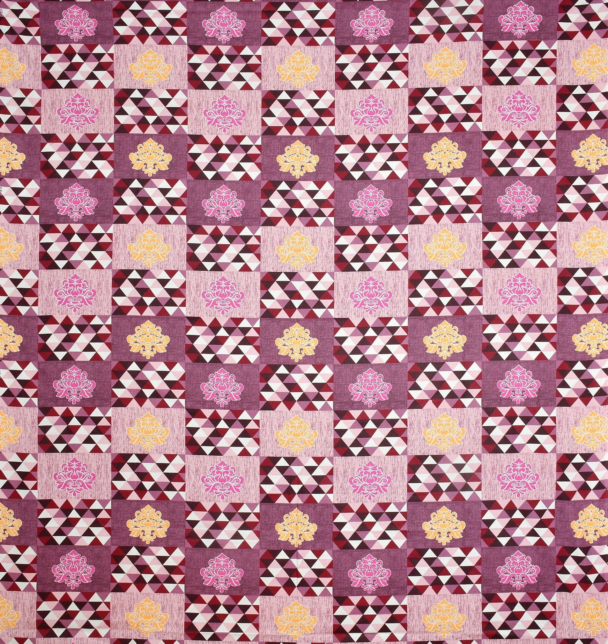 Pure Cotton Queen Size Bedsheet with 2 Pillow Covers – Soft & Breathable (90×100 Inches) - Homeluv