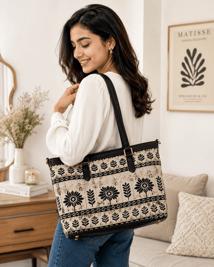 Stylish Handbag with Front Zip Pocket & Spacious Design - Amoha Decor