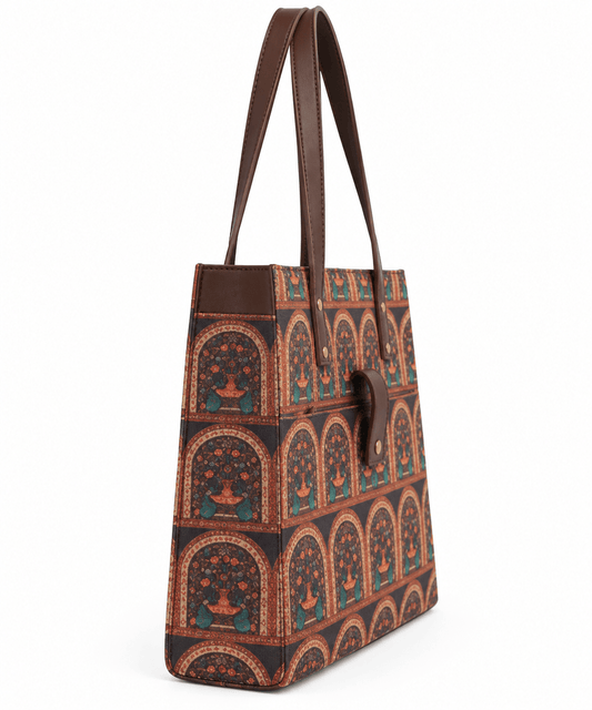 Stylish Laptop Tote Bag for Women with Separate Laptop Compartment & Multiple Pockets - Amoha Decor