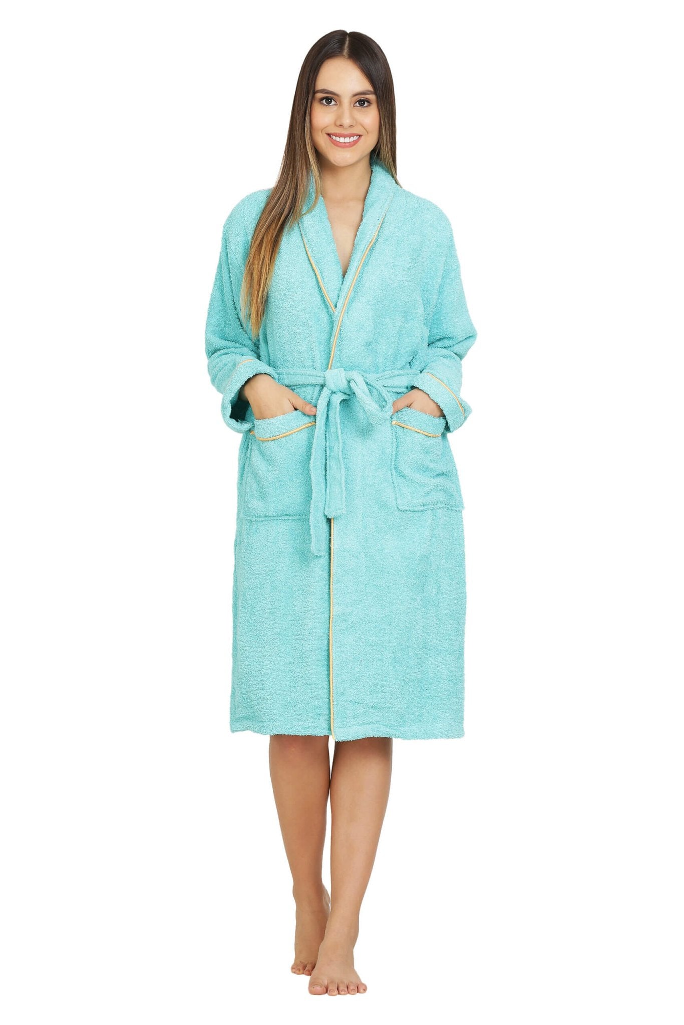Unisex Bathrobe – Soft Cotton Terry Robe for Men & Women | Comfortable & Absorbent - Homeluv
