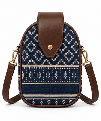 Women’s Mobile Sling Bag | Compact Crossbody Phone Bag with Double Compartments & Adjustable Sling Belt - Amoha Decor