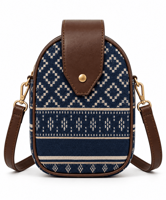 Women’s Mobile Sling Bag | Compact Crossbody Phone Bag with Double Compartments & Adjustable Sling Belt - Amoha Decor