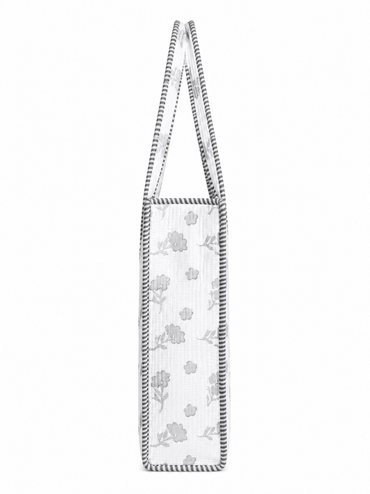 Women's Tote Handbag with Outer Bottle Pocket | Spacious Multi-Compartment Everyday Shoulder Bag - Amoha Decor
